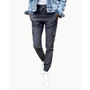 NEW BEVY FLOG gaya cargo jogger pants in charcoal